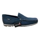 Sapato Mocassim de Couro Masculino Ferracini Astral Marinho