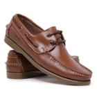 Sapato Mocassim Dockside Couro Masculino Viena Confort