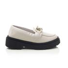 Sapato Mocassim Feminino Lidiane Com Corrente Oxford Tratorado