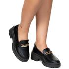 Sapato Mocassim Feminino Tratorado Conforto Moderno Corrente Estilo Shoes