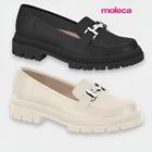 Sapato Mocassim Feminino Tratorado Moleca 5775102