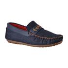 Sapato Mocassim Infantil Casual Festa Menino Jeans Marinho