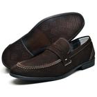 Sapato Mocassim Loafer Santarém Reta Oposta - 3042 - Café