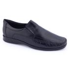 Sapato Mocassim Manutt topper 009001 Couro forrado costurado