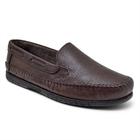 Sapato Mocassim Masculino Couro Granado - Cafe