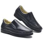 Sapato Mocassim masculino de Couro 165 preto