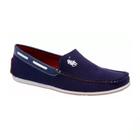 Sapato Mocassim Masculino Dockside Camurça Azul Marinho