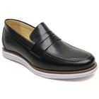 Sapato Mocassim Masculino Slip On Iate Social Casual De Couro Forrado Em Couro Macio Moderno