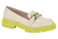 Sapato Mocassim Moleca Feminino Oxford Tratorado 5775101