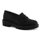 Sapato Mocassim Tratorado Feminino Comfortflex Preto 2373301
