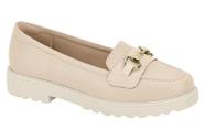 Sapato Modare Mocassim Linha Conforto CREME