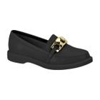 Sapato Moleca 5666.110 Mocassim Oxford Casual Salto Baixo Feminino