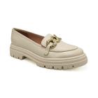 Sapato Moleca Mocassim Slip On Napa Branco Off White Tratorado 5775.101