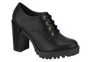 Sapato Moleca Oxford Feminina Salto Alto Conforto 5713101