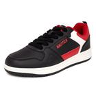 Sapato Nautica Bence-Black White Red Fashion Tênis Masculino Tamanho 11