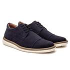 Sapato Oxford Camurça Masculino Ingles Brogue Sola Costurada Confortavel Social