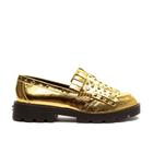 Sapato Oxford Couro Ouro Cecconello 2374016-4