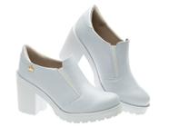 Sapato Oxford Feminino Meia Pata Tratorado Casual- Classek