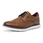 Sapato Oxford Masculino Liso Com Recortes Conforto