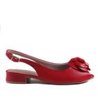 Sapato Ramarim Feminino Slingback 2419231 Vermelho