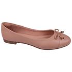 Sapato Sapatilha Bebecê I1412-508 Napa Com Laço