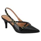 Sapato Scarpin Aberto C/ Fivela Salto Medio Vizzano 1185.1124