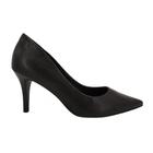 Sapato Scarpin Bebecê Salto Alto Clássico com Bico Fino T7031-441 Feminino-Preto