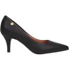 Sapato Scarpin Feminino Casual Social Bico Fino Salto Baixo Vizzano 1122.828