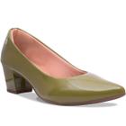 Sapato Scarpin Feminino Confort Verniz Salto Baixo A2.11 B