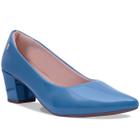 Sapato Scarpin Feminino Confort Verniz Salto Baixo A2.11 B