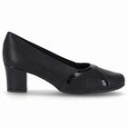 Sapato Scarpin Feminino Piccadilly Social Salto Bloco 110159