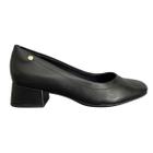 Sapato Scarpin Feminino Salto Baixo Bloco Comfortflex