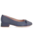 Sapato Scarpin Feminino Usaflex Couro/Napa Azul AL2602002