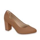 Sapato scarpin modare napa floather camel ref: 7377.105