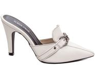 Sapato Scarpin Mule Feminino Off Write Branco Torricella