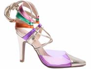 Sapato Scarpin Multicolorido Lançamento Ref.: 67030A