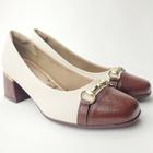 Sapato Scarpin Piccadilly Maxi Conforto Joanetes Salto Bloco