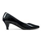 Sapato Scarpin Salto Fino Baixo Bico Fino Verniz Comfort Feminino