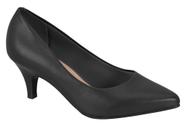 Sapato social beira rio conforto scarpin feminino 4076.1001 napa preto 39