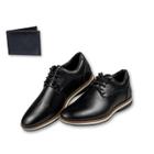 Sapato Social + Carteira Masculino Oxford Denver Confortável Sapato Masculino Social Brogue