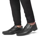 Sapato Social Casual Masculino Bico Quadrado Oxford 1071