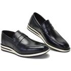 Sapato Social Casual Masculino Loafer Mocassim Super Leve e Macio 1121