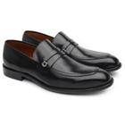 Sapato Social Couro Jacometti Masculino Solado Couro Loafer