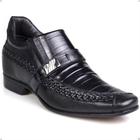 Sapato Social Couro Rafarillo Masculino Salto 7cm Estiloso