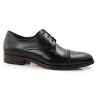 Sapato Social Democrata Smart Comfort Madison Hi-Soft 32 Couro Preto Cadarço