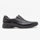 Sapato Social Democrata Smart Comfort Masculino Couro Preto