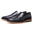 Sapato Social Fino Loafer Todo Couro Roy