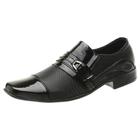 Sapato Social Formal para Negócios Envernizado Slip On San Lorenzo 1021