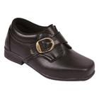 Sapato Social Infantil Menino Fivela Preto