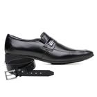 Sapato Social Jota Pe Preto Couro + Cinto 79107